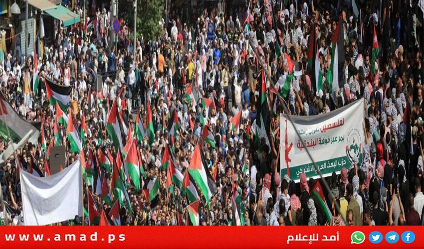 عمان: استمرار الوقفات الداعمة للشعب الفلسطيني