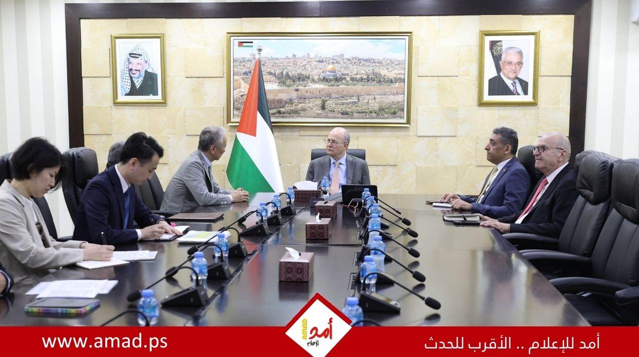 شراكة لإعادة الإعمار ودعم للانتخابات.. ملف غزة والضفة على طاولة "مصطفى" ووفد طوكيو