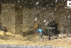 بدء تساقط الثلوج في القدس والضفة