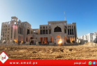 قوات العدو الفاشي تدمر "قصر العدل" غرب غزة- فيديو