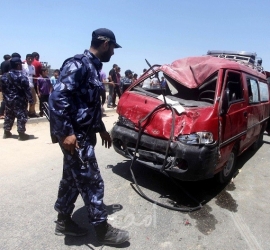 المرور بغزة: 4 إصابات في 10 حـوادث سير خلال الـ 24 ساعة الماضية