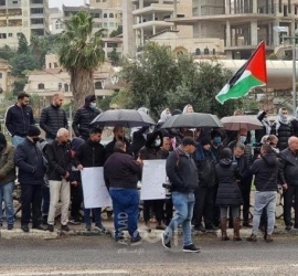 مظاهرة احتجاجية في النقب ضد الانتهاكات الإسرائيلية بحق الفلسطينيين و أراضيهم
