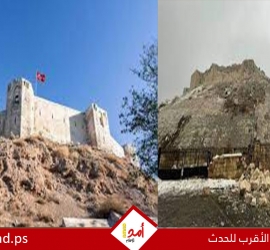 الزلزال المدمر يتسبب في هدم قلعة غازي عنتاب التاريخية - فيديو