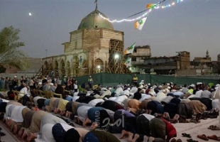 العراق: الاحتفال بالمولد النبوي بمسجد النوري بالموصل
