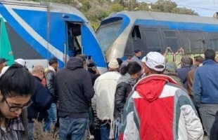 عشرات الإصابات في حادث تصادم قطارين جنوب العاصمة التونسية