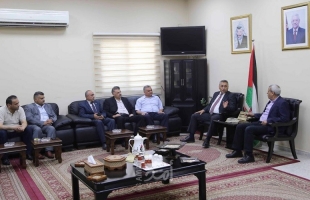 قلقيلية: المحافظ يلتقي رئيس جامعة فلسطين التقنية خضوري