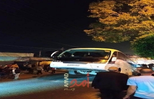 مرور غزة: وقوع حافلة ركاب في حفرة إثر حادث سير  بمدينة غزة