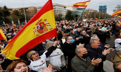 احتجاجات واسعة فى إسبانيا بسبب ارتفاع الأسعار