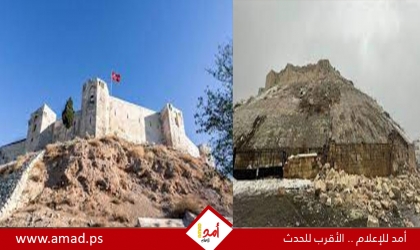 الزلزال المدمر يتسبب في هدم قلعة غازي عنتاب التاريخية - فيديو