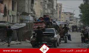 جيش الاحتلال يحرق مخيماً للنازحين في الشجاعية شرقي غزة ويشرد 800 مواطن