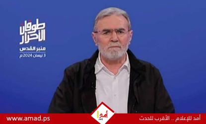 في ذكرى تأسيس الجهاد..النخالة: وحدة الشعب الفلسطيني وقواه هدف أساسي للحركة